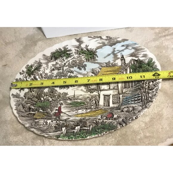 The Hunter by Myott Serving Platter England 12" Permanent Colors - Picture 7 of 7